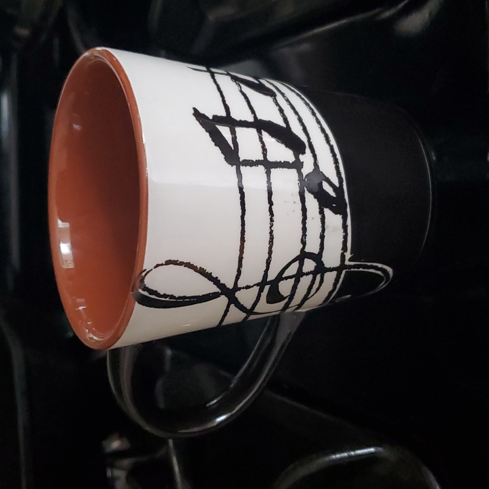 Music notes coffee mug